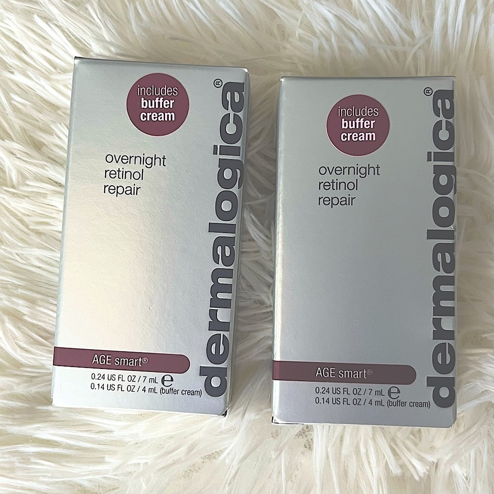 Lot of 2 Dermalogica Overnight Retinol Repair Serum Deluxe Travel Size Kits